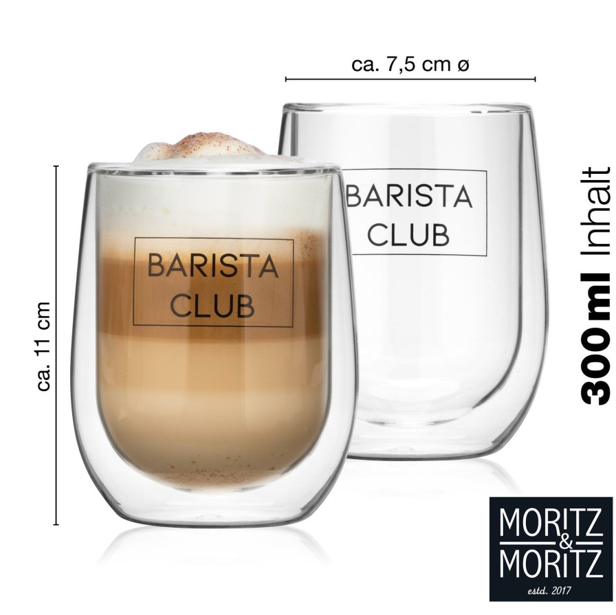 Thermoglaser | Moritz UND Moritz 2X Doppelwandige Glaser Barista