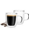 Thermoglaser | Moritz UND Moritz Doppelwandige Espressoglaser Mit Henkel 2X80Ml