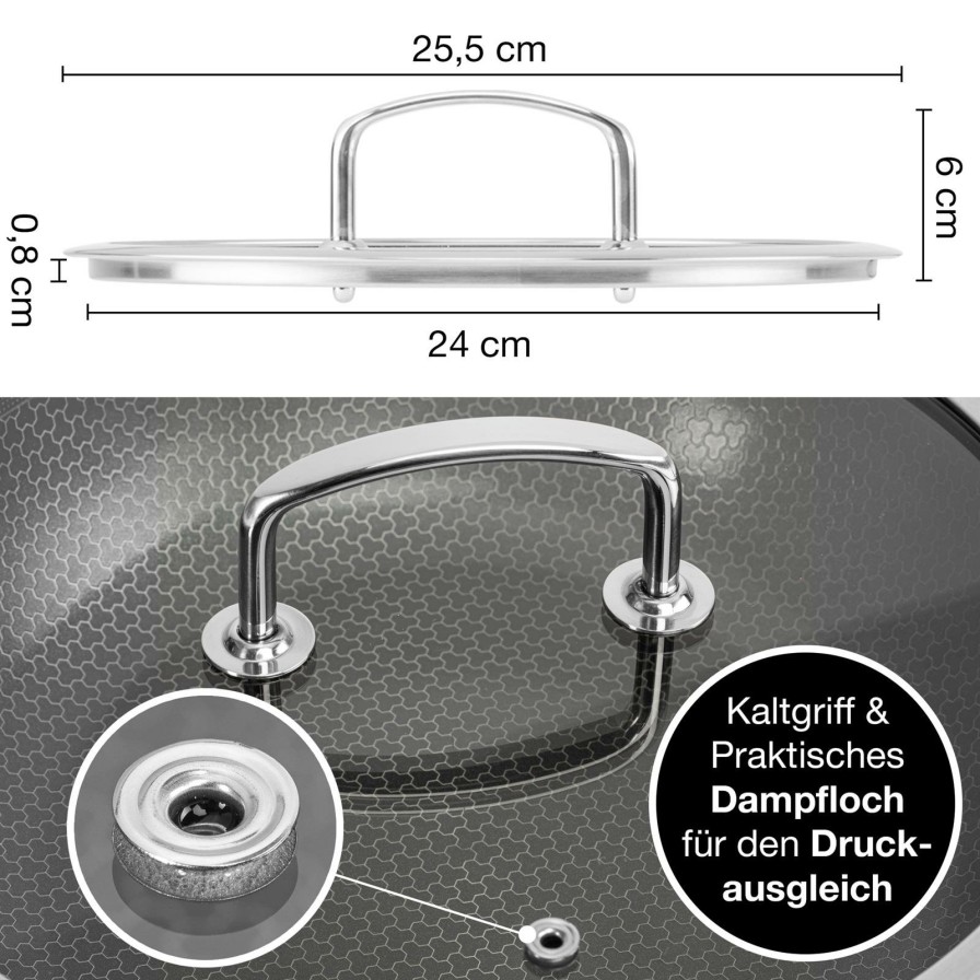 Pfannen & Deckel | Moritz UND Moritz Moritz & Moritz Pfannendeckel 24Cm