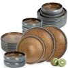 Geschirr-Sets | Moritz UND Moritz Solid 18Tlg Tafel Service Beige Geschirr Set Reaktiv