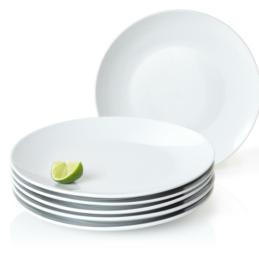 Teller | Moritz UND Moritz Basic 6Tlg. Dinnerteller Set Weis