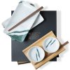 Sushi-Geschirr | Moritz UND Moritz Sushi Set 10Tlg Marmor Grun / Weis